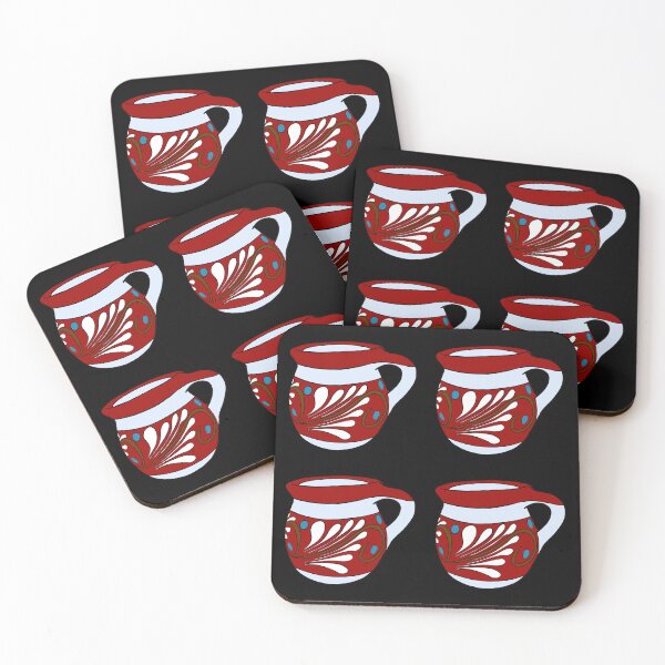 Item preview, Cafecito Mexican Jarritos Sticker Pack Red designed and sold by that5280lady.