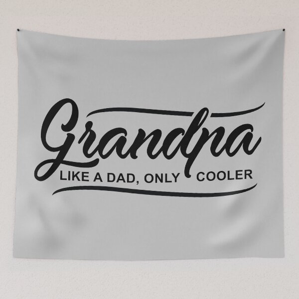 Item preview, Grandpa Like A Dad Only Cooler- Funny Quote Grandfathers Day Gift designed and sold by namiabi.