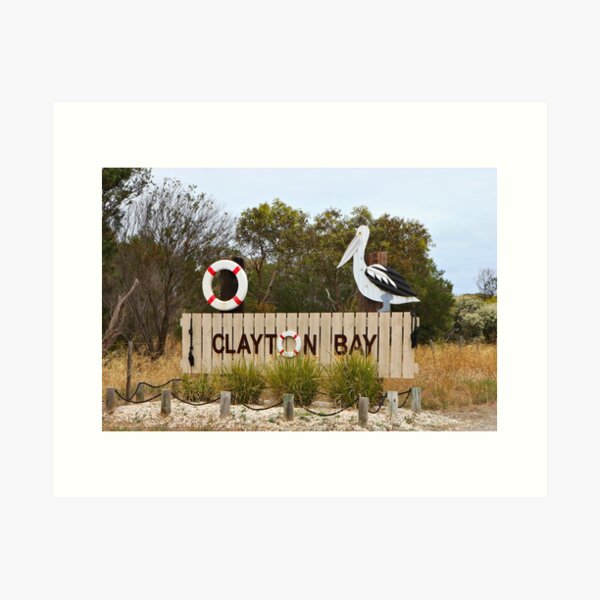 Item preview, Clayton Bay, South Australia, town entrance sign designed and sold by FranWest.