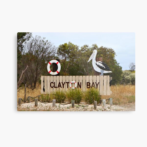 Item preview, Clayton Bay, South Australia, town entrance sign designed and sold by FranWest.