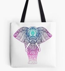 Elephant Mandala Tote Bag