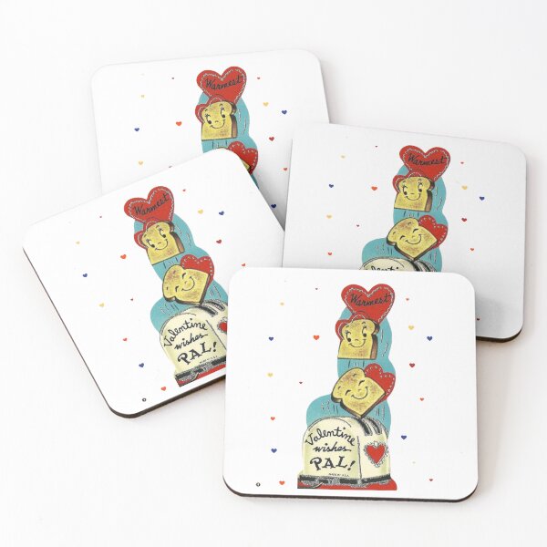 Item preview, Vintage "Warmest Wishes Pal " Toaster Valentine's Design designed and sold by ForscarlettPub.