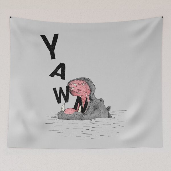 Item preview, Yawning Hippo designed and sold by Martina Scott.