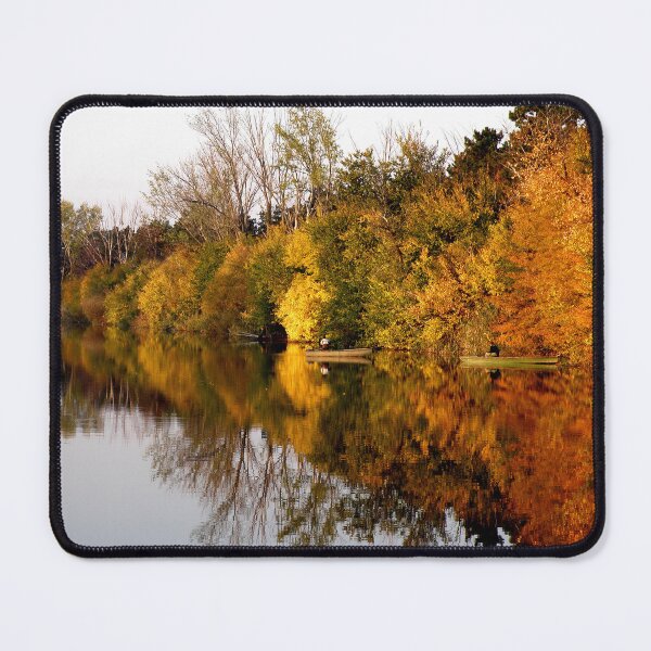 Item preview, Autumn Colorful Nature Landscape with Trees and Lake designed and sold by Angela Cini.