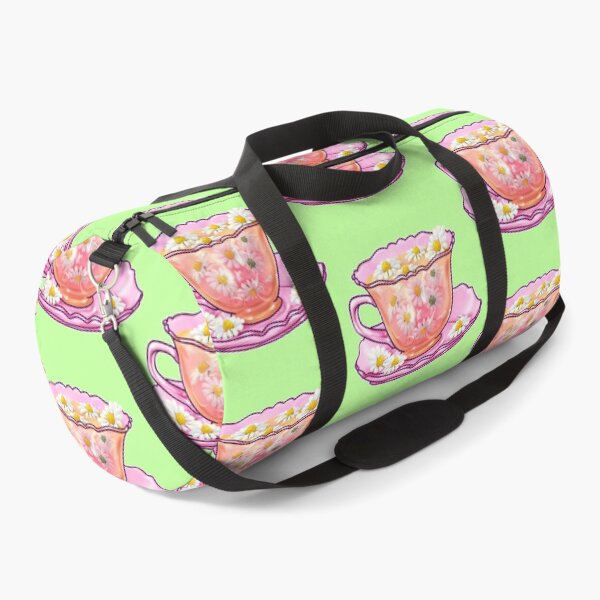 Item preview, Chamomile Teacup - Green Background designed and sold by rehermes.