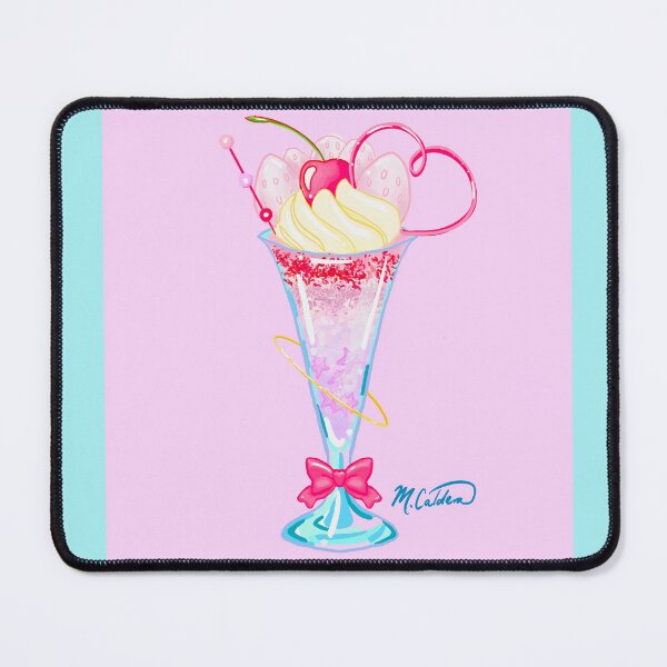 Item preview, Baby Pink Strawberry Parfait designed and sold by MarielaArtShop.