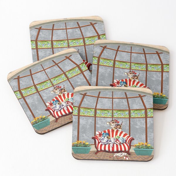 Item preview, KITTY CATS IN THE CONSERVATORY designed and sold by Tammera.