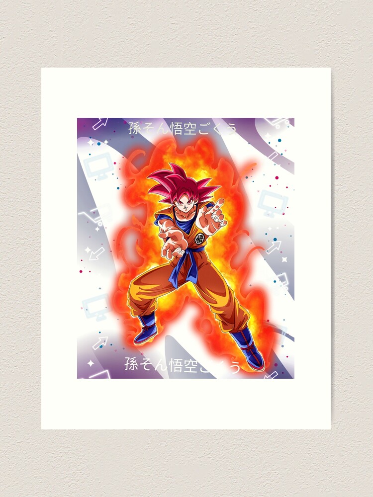 Goku Drip Wall Art for Sale