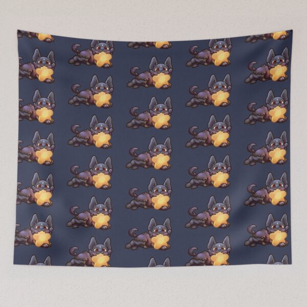 Item preview, Brown hyena nomming a star designed and sold by OrangeRamphasto.