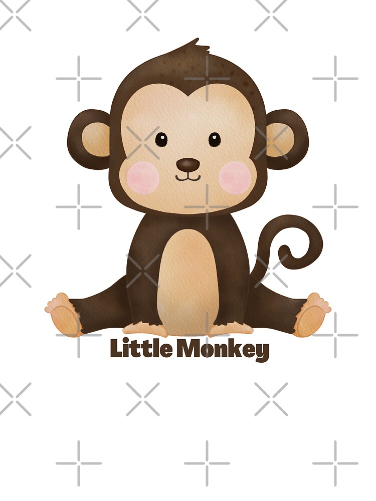 Little Monkey - Kawaii Monkey - 