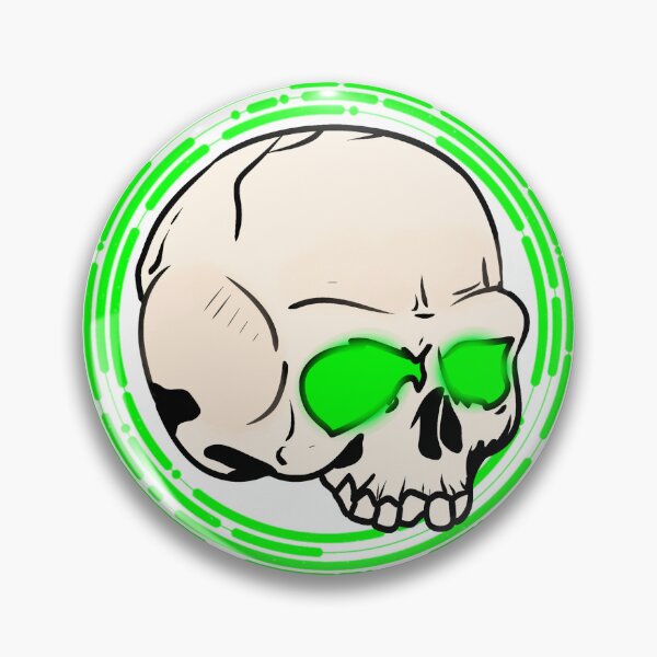 Item preview, Acid Neon Green Skull designed and sold by Phosphorescent Dreaming.