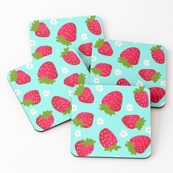 Item preview, Strawberry Fields Pattern Blue designed and sold by Julie Erin Designs.