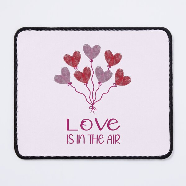 Item preview, Love Is In The Air - Fingerprint Heart Balloons designed and sold by molamode.