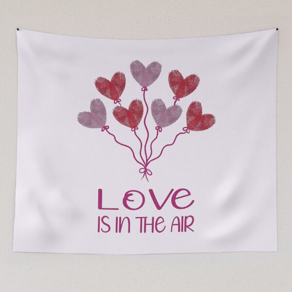 Item preview, Love Is In The Air - Fingerprint Heart Balloons designed and sold by molamode.