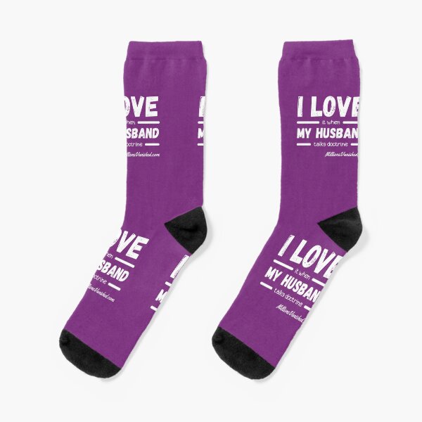 I Love My Husband - Funny Christian Socks