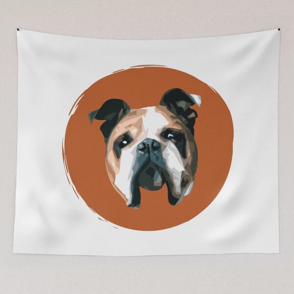 Item preview, Bulldog Cute Dog Pop Art Paint Dot - WPAP designed and sold by inkandmoth.