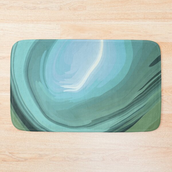 Item preview, Shades of Green Teal Blue Abstract designed and sold by slimbirdy.