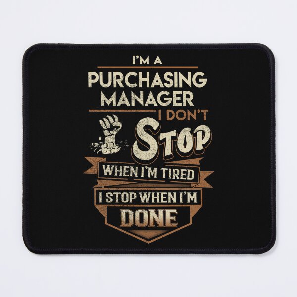 Item preview, Purchasing Manager T Shirt - I Stop When Done Job Gift Item Tee designed and sold by paneczkopat.