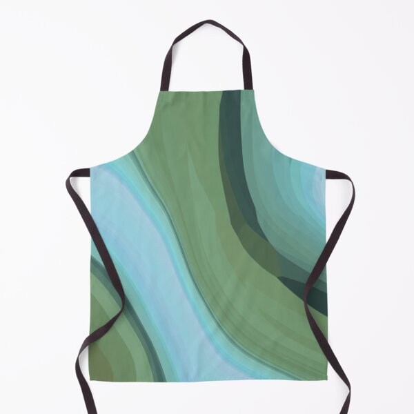 Item preview, Shades of Teal Green Blue Abstract Flow designed and sold by slimbirdy.