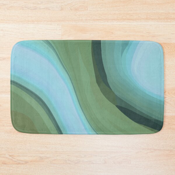 Item preview, Shades of Teal Green Blue Abstract Flow designed and sold by slimbirdy.