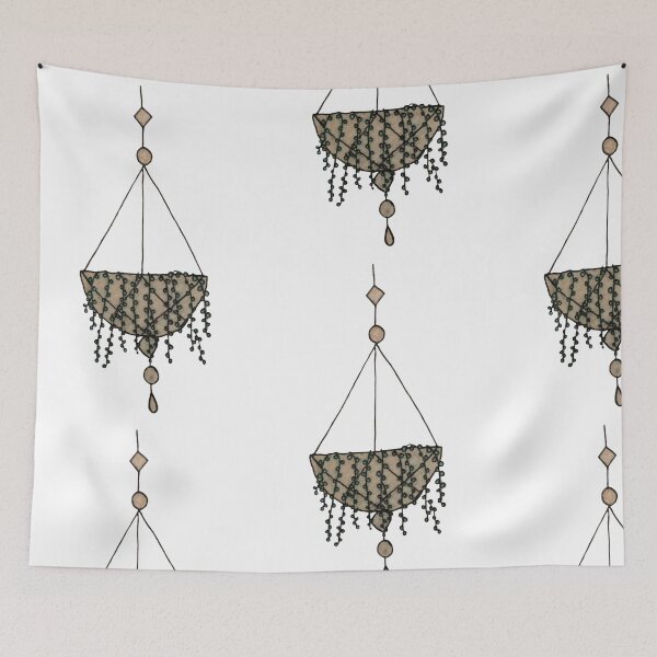 Item preview, String of pearls hanging basket  designed and sold by Phoebew03.