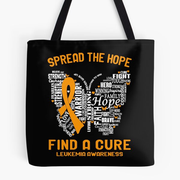 Item preview, Butterfly Ribbon Spread The Hope Find A Cure LEUKEMIA Awareness designed and sold by Tadmab.