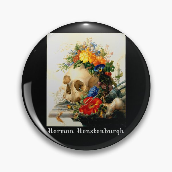 Item preview, Vanitas Skull Still Life by Herman Henstenburgh designed and sold by KathteeDesign.