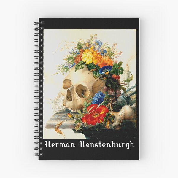 Item preview, Vanitas Skull Still Life by Herman Henstenburgh designed and sold by KathteeDesign.