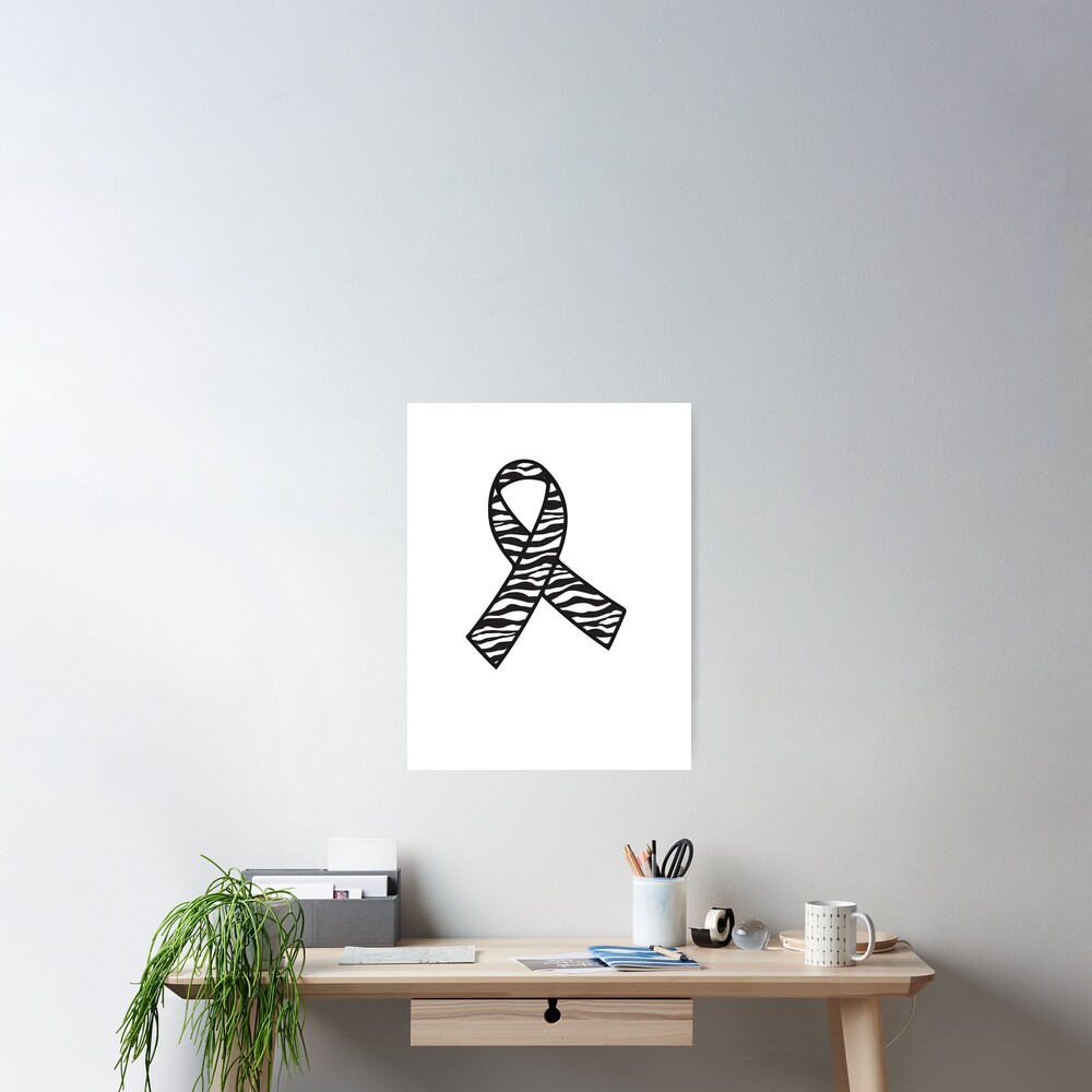 "Neuroendocrine Cancer Awareness Ribbon" Poster for Sale by