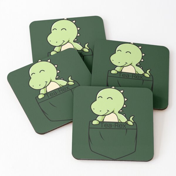 Item preview, _Tea-Rex_ Illustration - zoo pals   designed and sold by ShirtsAndViny.