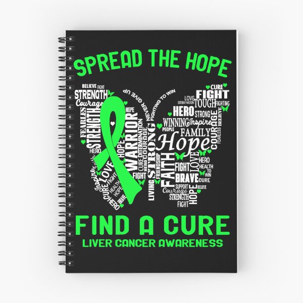 Item preview, Butterfly Ribbon Spread The Hope Find A Cure Liver Cancer Awareness designed and sold by Tadmab.