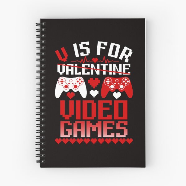Artikelvorschau, V ist für Videospiele Lustiges Valentinstag-Gamer-Herz entworfen und verkauft von DesignByMai.