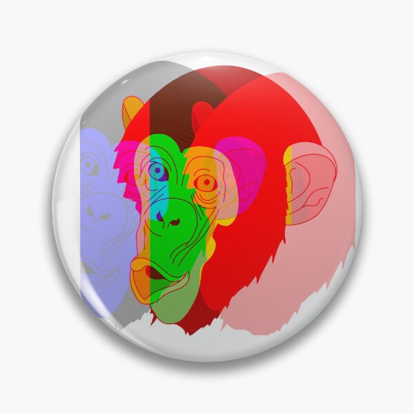 Item preview, Chromatic chimp designed and sold by OKyak.
