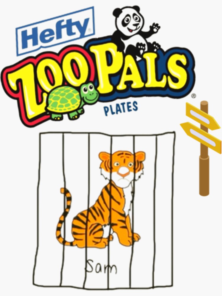 "Zoo Pals " Sticker by ShirtsAndViny Redbubble