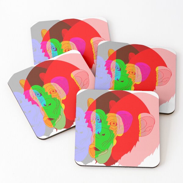 Item preview, Chromatic chimp designed and sold by OKyak.