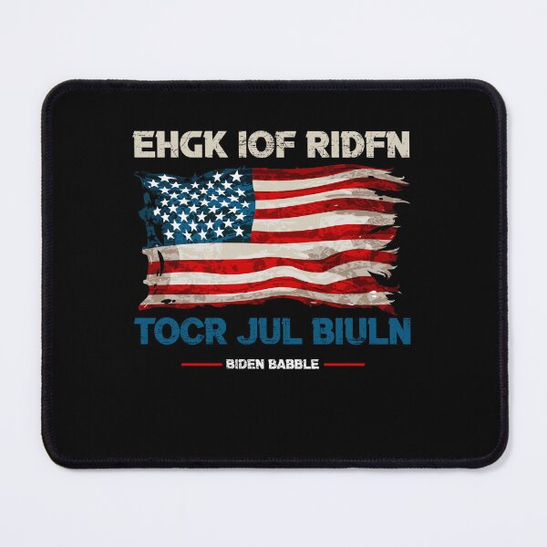 Item preview, Biden Babble ehgk iof ridfn tocr jul biuln American Flag designed and sold by Dressed For  Duty.