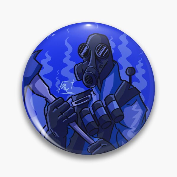 Item preview, BLU Pyro designed and sold by NancyCowlesArt.