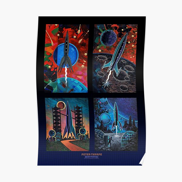 Four Rockets Poster