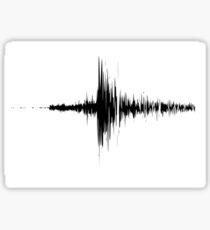 Earthquake Sticker