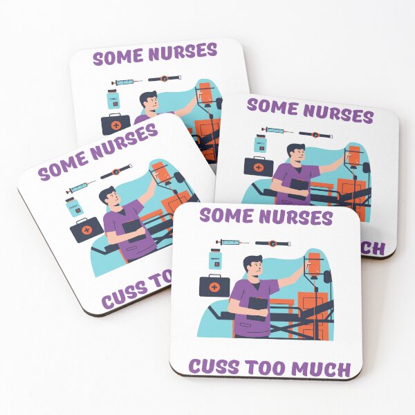 Item preview, Some Nurses Cuss Too Much Classic T-shirt Classic T-Shirt designed and sold by Zarki19.