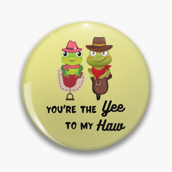 Item preview,  You are The YEE To My HAW Green Frog  designed and sold by BronikowskiART.