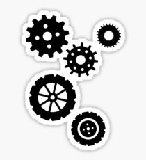 Industriemuster. Getriebe Sticker