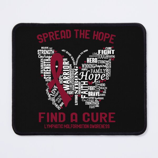 Item preview, Butterfly Ribbon Spread The Hope Find A Cure Lymphatic Malformation Awareness designed and sold by Tadmab.