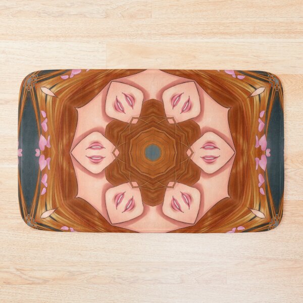 Item preview, Groovy retro abstract illustration motif of mandala. designed and sold by DaliaSabryTee.