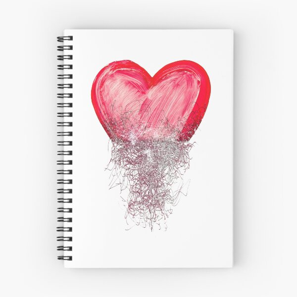 Item preview, Heart painted from tangle of scribbles designed and sold by siloto.