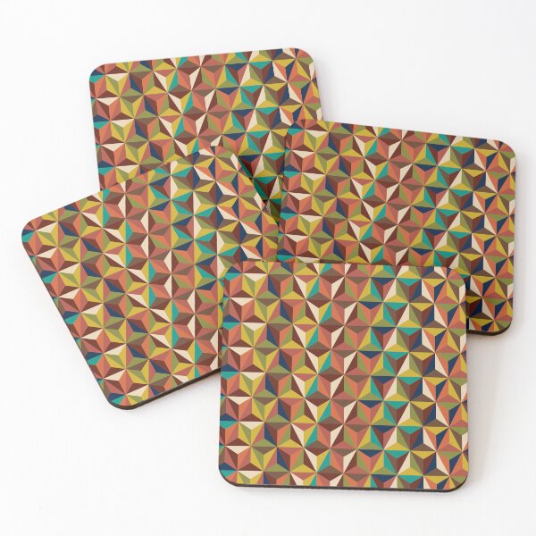 Item preview, Kolmio, Retro Modern Triangular Geometric Pattern designed and sold by BesanoStyle.