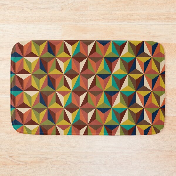 Item preview, Kolmio, Retro Modern Triangular Geometric Pattern designed and sold by BesanoStyle.