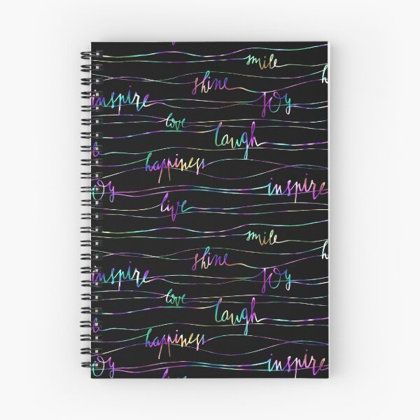Item preview, Rainbow typography design designed and sold by stylebytara.