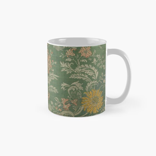 Artikelvorschau, Verblaßte Blumen auf Grün entworfen und verkauft von CatbellyDesigns.