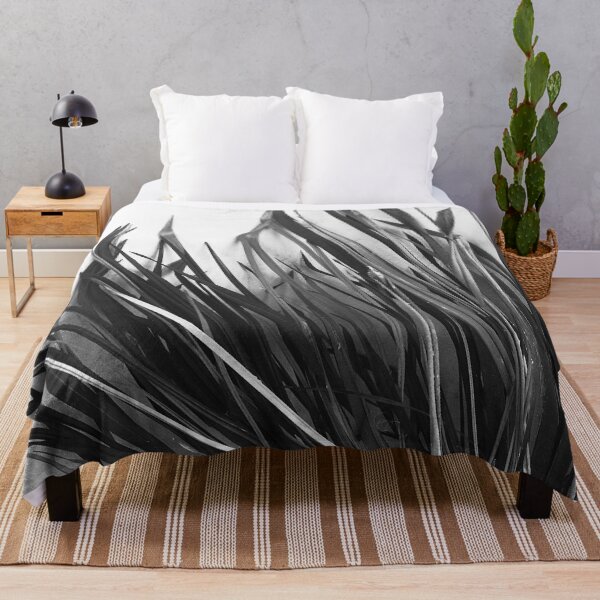 Item preview, Long Lyrical Leaves Against Wall Black-And-White designed and sold by DEC02.